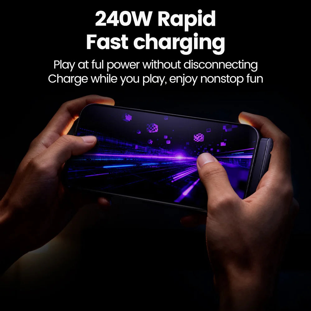 240W USB C to USB C Fast Charging Foldable Bracket Charging Cable