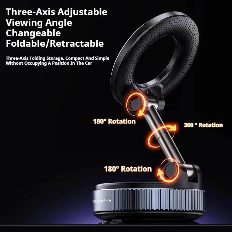 Magnetic Phone Stand 360° rotatable and Foldable
