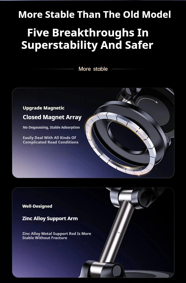 Magnetic Phone Stand 360° rotatable and Foldable