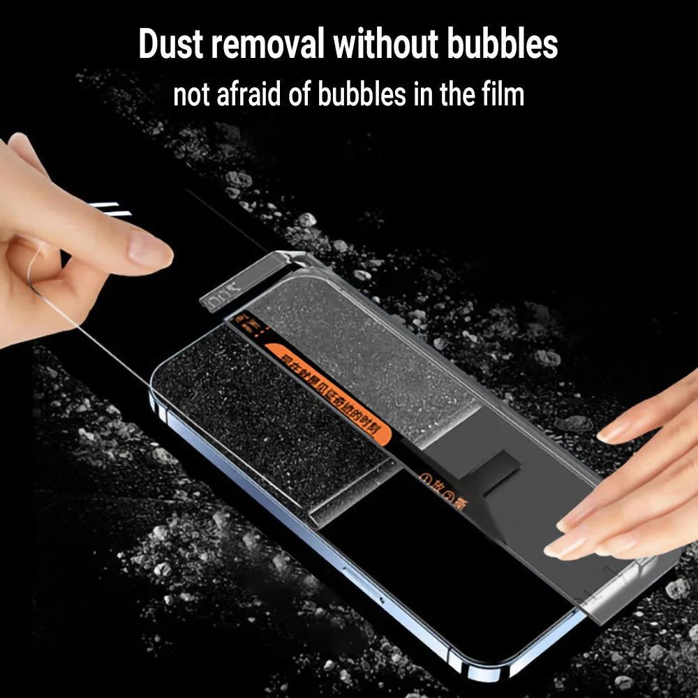Oleophobic Coating Dust Free Installation Privacy Screen Protector For iPhone 16 17 Pro Max 15 14 13 Pro Max Mini SE XR 7