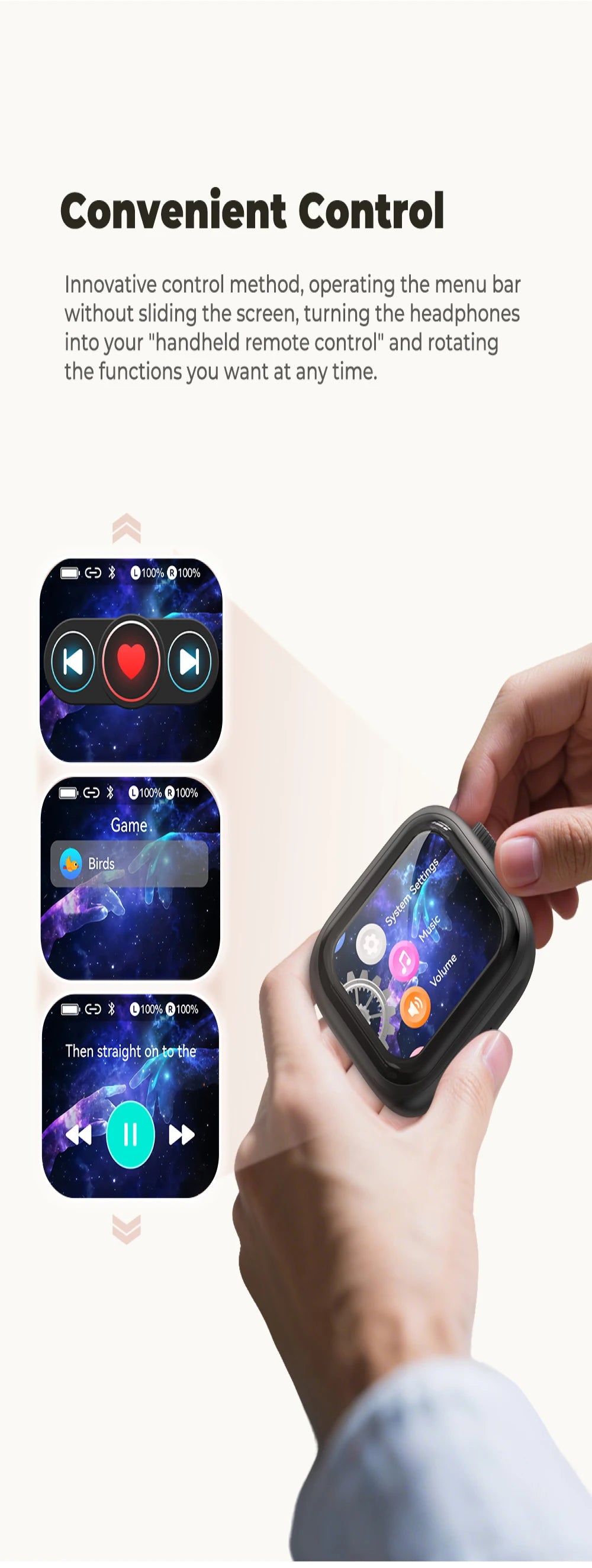 HTC NE40 Earphones Bluetooth V6 AI Translator Earbuds