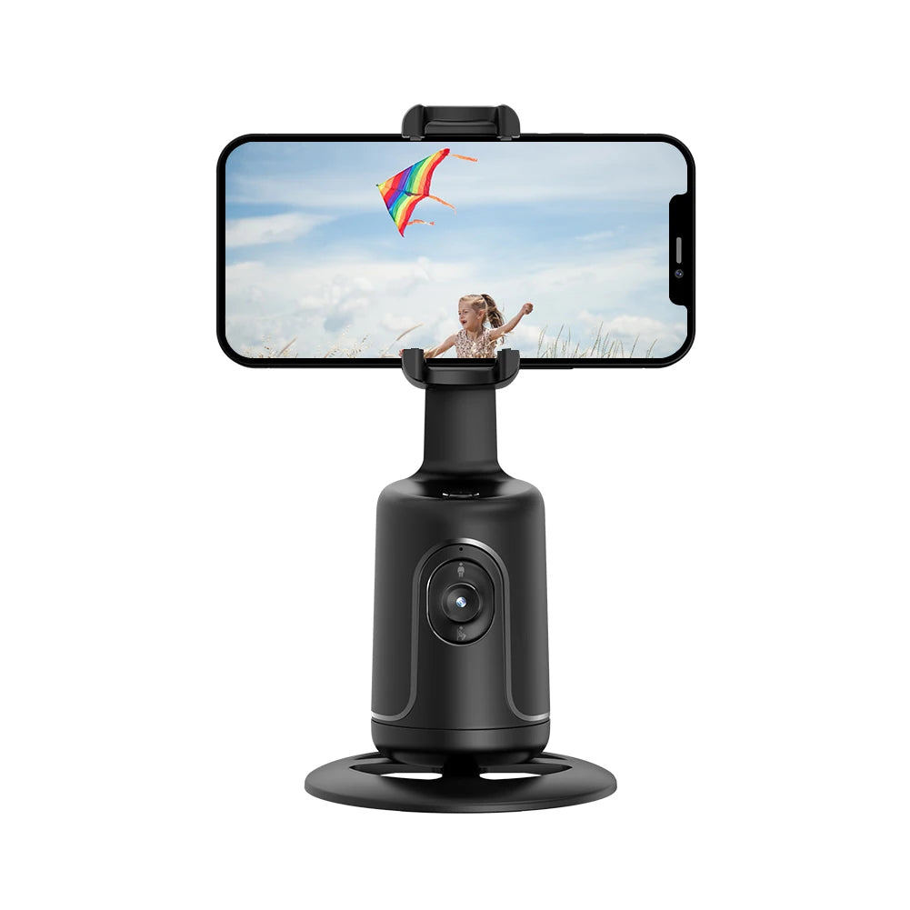 AI-Powered Smartphone Gimbal Stabilizer 360° Auto Tracking Selfie Stick Tripod for Live Broadcast Vlog Video Record Photography