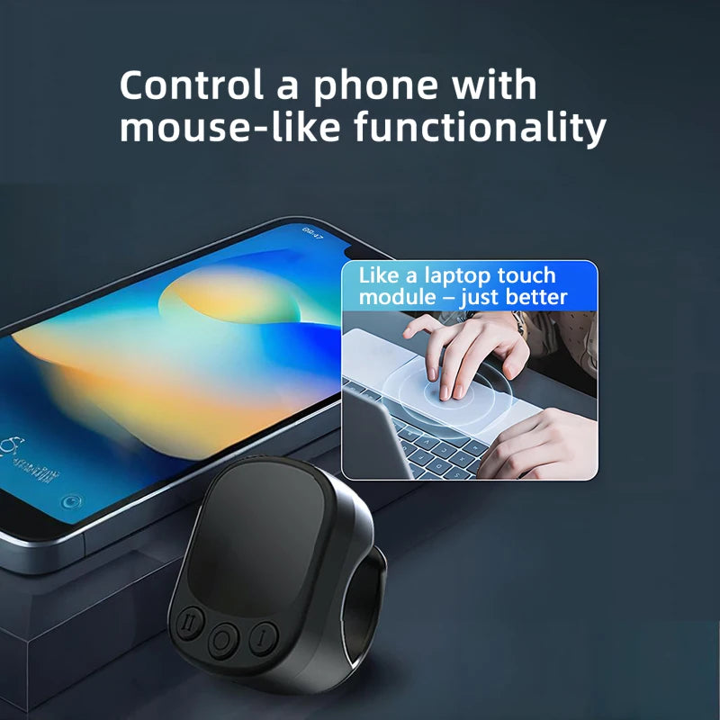 Mouse Ring Remote Control with Touchpad