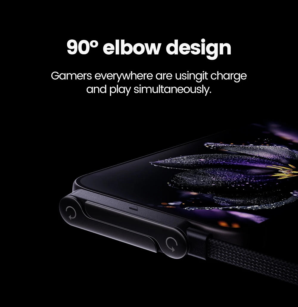 240W USB C to USB C Fast Charging Foldable Bracket Charging Cable