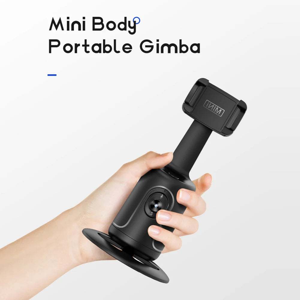 AI-Powered Smartphone Gimbal Stabilizer 360° Auto Tracking Selfie Stick Tripod for Live Broadcast Vlog Video Record Photography