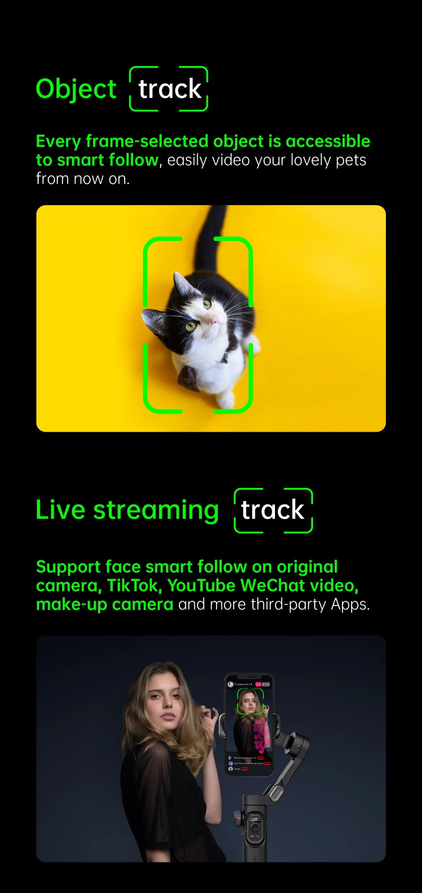 3-Axis Handheld Gimbal Stabilizer SmartXE for Smartphone
